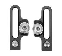 Kueohse Pastillas de Freno de Bicicleta, 2 Piezas de Pastillas de Freno de Bicicleta de Montaña, Adaptador de Pinza C Extendido de Aluminio, Soporte de Abrazadera de Freno Extendido