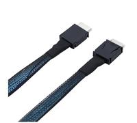 Kueohse PCIE Oculink SFF 8611 4I una Mini SAS SFF-8611 4I Cable de ExtensióN de Datos de Supervelocidad para Servidor LíNea de Transferencia de Datos 1 M