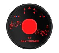 Kueohse Pedal de Cambio de Página Inalámbrico, Mini Pedal de Cambio de Página de Música Portátil, Control de Pedal Recargable para Tabletas, Teléfonos y Multimedia