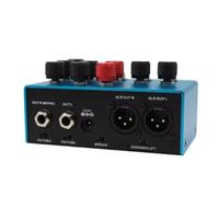 Kueohse Pedal Simulador de Amplificador de Guitarra Multiefectos Audio Bright Flame, Caja de Simulación de Gabinete Estéreo, Preamplificador, Pedal de Efectos de Caja DI.