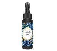 Kueohse Pegamento de Resina UV, Curado Ultravioleta Transparente, Pegamento UV de Resina Epoxi de Secado RáPido, Herramientas para Hacer Joyas DIY, 50G