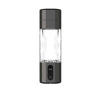 Kueohse PEM Electrólisis Generador de Hidrógeno, Pantalla 8000PPB, Botella de Agua de Hidrógeno Recargable Portátil, Fácil de Instalar, Fácil de Usar, Negro