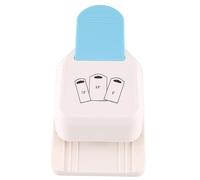 Kueohse Perforadora de Etiquetas Artesanales, Perforadora de Papel en Forma de Etiqueta Perforadora de Papel para Etiquetas de Regalo 1,5/2/2,5 Pulgadas Perforadora Artesanal