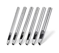 Kueohse Perforadora Ovalada de 6 Tamaños para Kit de Herramientas de Perforación Manual para de de 6 mm A 10 mm para de