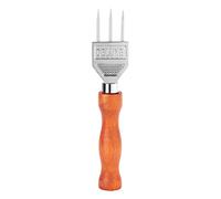 Kueohse Picadora de Hielo - Picadora de Hielo Resistente con Manejar de Madera Maciza, Trituradora de Hielo de Puntas de Acero Inoxidable 304 para Barman de CóCteles