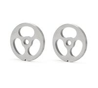 Kueohse Pieza de Repuesto de la Placa de la Picadora de la Hoja de la Picadora de Carne para la Batidora Kitchen Aid 12 Tipo Accesorio del Cuchillo de la Picadora de la Picadora de Carne