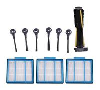 Kueohse Pieza de Repuesto para IQ Robot Aspirador AutomáTico, Cepillos Laterales Filtros Cepillo Principal para RV1000SEU Robot Aspirador