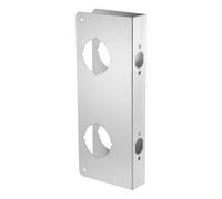Kueohse Placa de Refuerzo para Cerraduras y Puertas, para Reforzar y Reparar Puertas, Placa de Cubierta de Cerrojo con Retroceso de 2-3/8pulgada y Espesor de 1-3/4pulgada