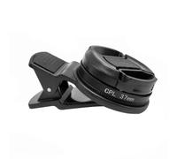 Kueohse Polarizador circular portátil con lente de filtro CPL y clip de teléfono Mejora la fotografía al reducir el deslumbramiento y los reflejos