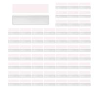 Kueohse Portaetiquetas Etiqueta Adhesiva para Estante Etiqueta Transparente para Estante Bolsillos para Tarjetas Cajones Contenedores Almacenamiento Archivos Portaetiquetas Paquete de 200