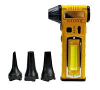 Kueohse Potente Soplador de Aire, Ventilador Turbo, Motor Sin Escobillas, Ventilador Turbo de Alta Velocidad, Recargable por USB, Linterna SOS.