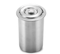 Kueohse Prensa Jamonera, MáQuina de Prensado de Carne de Acero Inoxidable de Forma Redonda para Hacer Fiambres Caseros Saludables con TermóMetro