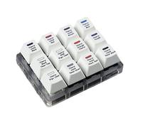 Kueohse Probador de Interruptores de Teclas Cherry MX2A, Herramienta de Prueba de Interruptores de Muestra de Teclado Mecánico de 12 Teclas para Teclados Mecánicos