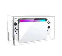 Kueohse Protectora Transparente Antipolvo para Switch/OLED Dock (Solo), Resistente Al Agua y Al Polvo.