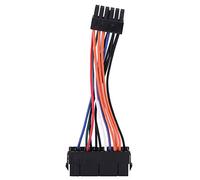 Kueohse PSU ATX 24 Pines Hembra a 12 Pines Macho Cable de Manguito de Fuente de alimentacion 18AWG Alambre para Q87H3-AM Q87H3 Am Q87 Placa Base