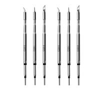 Kueohse Puntas para Soldador Serie C210 (6 Unidades), Núcleo Calefactor, Punta Recta, Cabezal de Doblado, Puntas de Soldadura para Soldador.