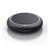 Kueohse Purificador de Aire con Carga Solar, Desodorante, Aire Fresco para Coche, Purificador de Aire para Coche, Máquina de Aromaterapia Negra