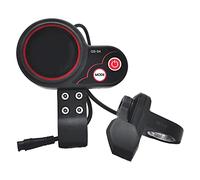 Kueohse QS-S4 48V-60V Kit de Pantalla LCD de Acelerador de Pulgar para Zero 8 9 10 8X 10X Scooter EléCtrico 6PIN Accesorios de Pantalla
