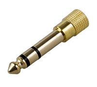 Kueohse Quality Enchufe para Adaptador Estéreo para Auriculares 1/4 Pulgada(6.3 Mm) Macho a 1/8 Pulgada (3.5 Mm) Hembra