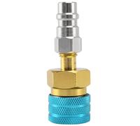 Kueohse R1234YF a R134A Lado Bajo Rápido Acoplamiento R12 a R134A Adaptador Conexión para Coche Aire Acondicionado Corriente Carga