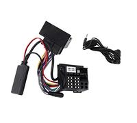 Kueohse Radio de coche Bluetooth música AUX cable manos libres arnés kit para E60 E63 E90 E91
