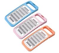 Kueohse Rallador de Queso, Ralladores de Acero Inoxidable Rallador de Patatas de Doble Cara Cortador de Zanahorias Rallador de Verduras con Manejar para Queso