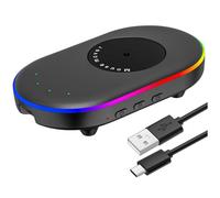 Kueohse Ratón Virtual Jiggler para Ordenador Portátil, Movimiento Automático Indetectable con Interruptor de Encendido y Apagado, Color Negro
