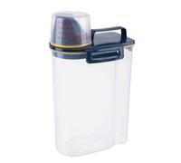 Kueohse Recipiente Hermético para Almacenar Arroz, Caja de Almacenamiento de Cereales en Polvo, Color Azul