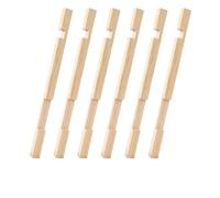 Kueohse Reductor de Entrada para Colmena, Paquete de 6, Reductor de Entrada de Madera para Colmena, 10 Marcos, Suministros para Colmena con 2 Aberturas de Tamaño, Control de Temperatura.