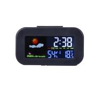 Kueohse Reloj de Estación Meteorológica con Pantalla A Color, Monitor de Temperatura y Humedad Retroiluminado para Niños, Adolescentes, Estudiantes, Dormitorio, Escritorio