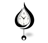Kueohse Reloj de Pared para Sala de Estar, Comedor, Reloj de Entrada, Reloj Silencioso para el Hogar Sin Perforaciones