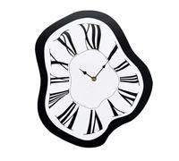 Kueohse Reloj Retorcido de Dalí, Reloj de Pared Estilo INS, Reloj de Pared Silencioso, Reloj Simple para Decorar la Sala de Estar