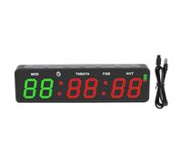 Kueohse Reloj Temporizador de Gimnasio Modo HIIT Cronómetro Portátil Cuenta Regresiva y Cuenta Ascendente Temporizador Digital de Fitness Recargable Cronómetro Deportivo