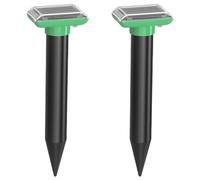 Kueohse Repelente de Solar Ultrasónico, Repelente de para Exteriores con Energía Solar, Trampas para Impermeables