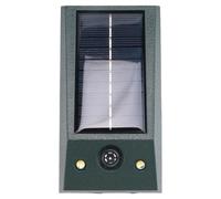 Kueohse Repelente UltrasóNico de de Plagas para Animales Al Aire Libre con Luz EstroboscóPica de Movimiento y Alarma Intrusos