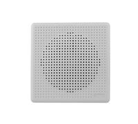 Kueohse Reproductor de Audio con 4 Canales de Entrada, Reproductor MP3 Programable con 4 Botones y Altavoz para Montaje en Pared.