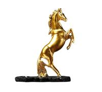 Kueohse Resina Caballo Botellero Figuras Caballo Botella Titular Almacenamiento DecoracióN Accesorio ColeccióN Interior Hogar ArtíCulo Dorado