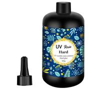 Kueohse Resina UV transparente resina endurecida solar para hacer joyas de resina UV DIY