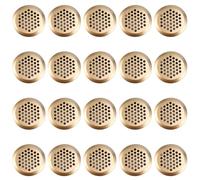 Kueohse Respiradero Circular de Doble Cara para Muebles, Gabinetes, Zapateros, Ventilación Circular para Ventilación y Disipación de