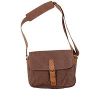 Kueohse Retro impermeable cámara bolsa fotografía paquetes DSLR hombro Sling caso para lienzo mini único mensajero hombres café, Color café., talla única