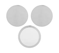 Kueohse Reutilizable 3 Pack De Filtro De Café Tela De Metal Para La Máquina De Café Café Espresso Máquina De Plata