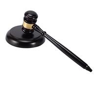 Kueohse Richterhammer - Martillo de subastas con bloque de sonido para abogados
