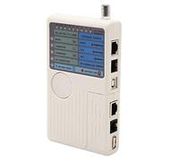 Kueohse RJ11 RJ45 USB BNC LAN Probador de Cables de Red Detector de Rastreador de Cables LAN Remoto Herramienta de Prueba RáPida 4 en 1