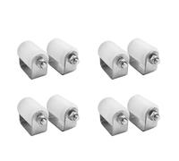 Kueohse Rodillo de GuíA de Puerta Deslizante de 8 Piezas, 3 Pulgadas de Nailon Duro, GuíA de Puertas Rodantes Deslizantes, Rodillo Lateral de Rodamiento de Bolas de Alta Resistencia