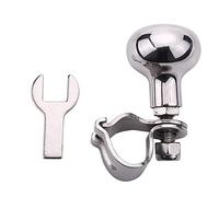 Kueohse Rotor Volante De Acero Inoxidable Universal Perilla De Poder De Suicidio Manejar De Marino Camion Coche De Carga Pesada