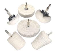 Kueohse Rueda de Pulido para Taladro Almohadilla de Pulido Kits de Ruedas de Pulido Herramienta de Pulido en Forma de Rueda para Metal Aluminio Inoxidable, Etc.