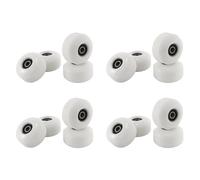 Kueohse Ruedas de Skate con Rodamientos Ruedas de Calle de 52X30 mm Piezas de Skate Ruedas de Crucero Longboard (Juego de 16)