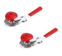 Kueohse Sellador de Latas Manual PortáTil de 2 Piezas, MáQuina de Coser Sellador de Latas de Plata para Frascos Herramienta de Cocina para el Hogar de Enlatado Manual