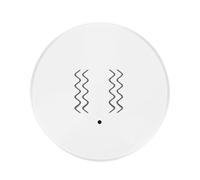 Kueohse Sensor de Vibración Inteligente Tuya ZigBee, Monitoreo en Tiempo Real, Detección de Puertas y Ventanas, Alarma, Sensor de Protección de Seguridad Inteligente