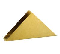 Kueohse Servilletero de acero dorado, servilletero vertical para decoración de mesa de comedor